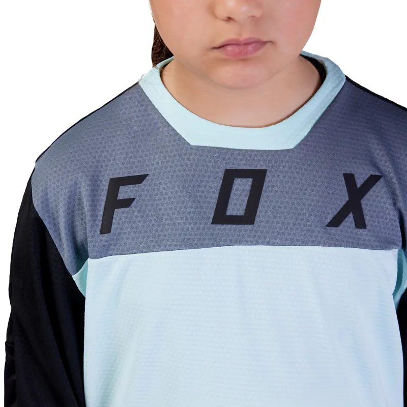 Fox Defend Race Youth LS MTB Jersey Ice Blue-3